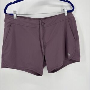 EMS Eastern Mountain Sports Shorts Women's Large Purple Quick Dry Nylon